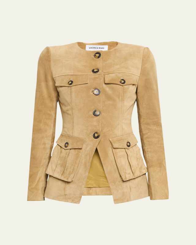 Orrin Suede Cargo Jacket